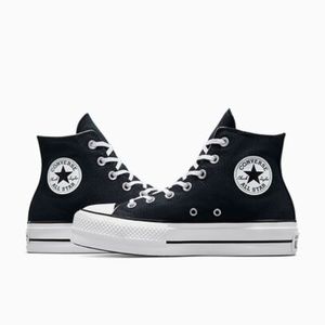 High top platform Converse.